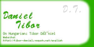 daniel tibor business card